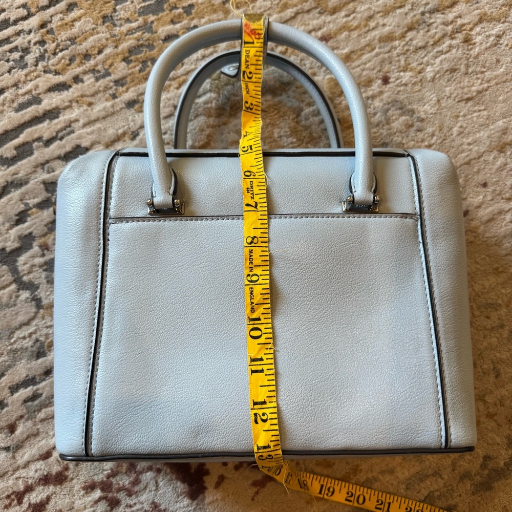 Calvin Klein Perry Organizational Dome Light Blue Satchel. Like New - Picture 12 of 12